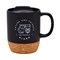Dexsa Coffee And Friends Designer Cork Bottom Mug with Lid - 14 oz